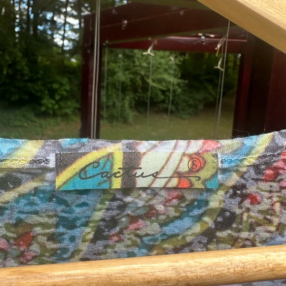 Y2K Cactus Rhinestone Top - Picture 2 of 3